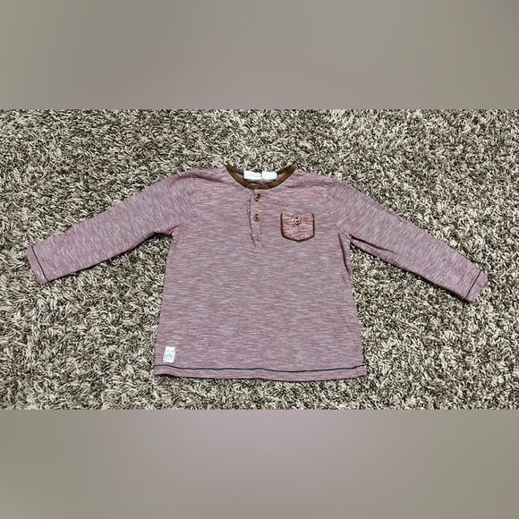 Zara Shirts Tops Zara Maroon Striped Long Sleeve Henley Shirt Boy Zara Shirts Tops Zara Maroon Striped Long Sleeve Henley Shirt Boy